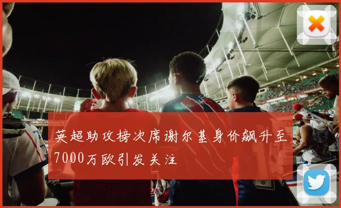 英超助攻榜次席谢尔基身价飙升至7000万欧引发关注
